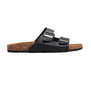 Duo Slide Black Tan