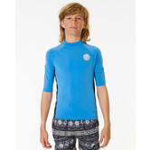 Teen Boys Icons UV Brushed Short Sleeve Rash Vest