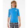 Teen Boys Icons UV Brushed Short Sleeve Rash Vest
