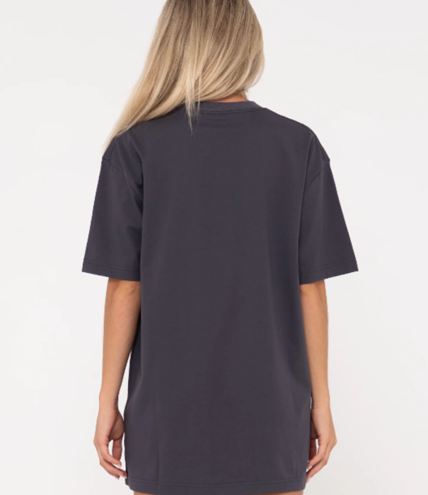 RUSTY Star Burst Graphic T Shirt Dress