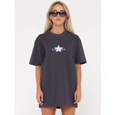 Star Burst Graphic T Shirt Dress