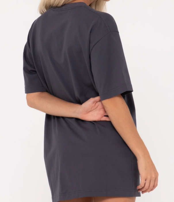 RUSTY Star Burst Graphic T Shirt Dress