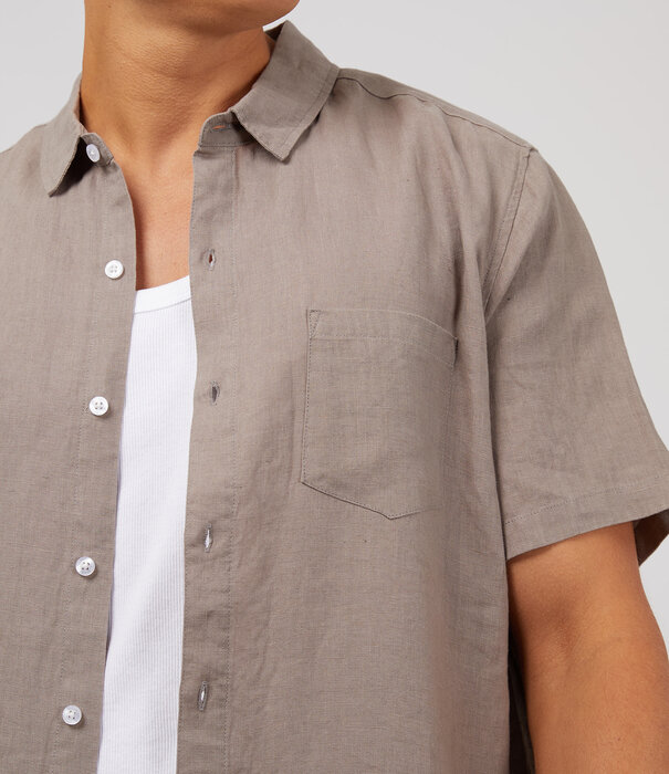 SILENT THEORY Linen Shirt