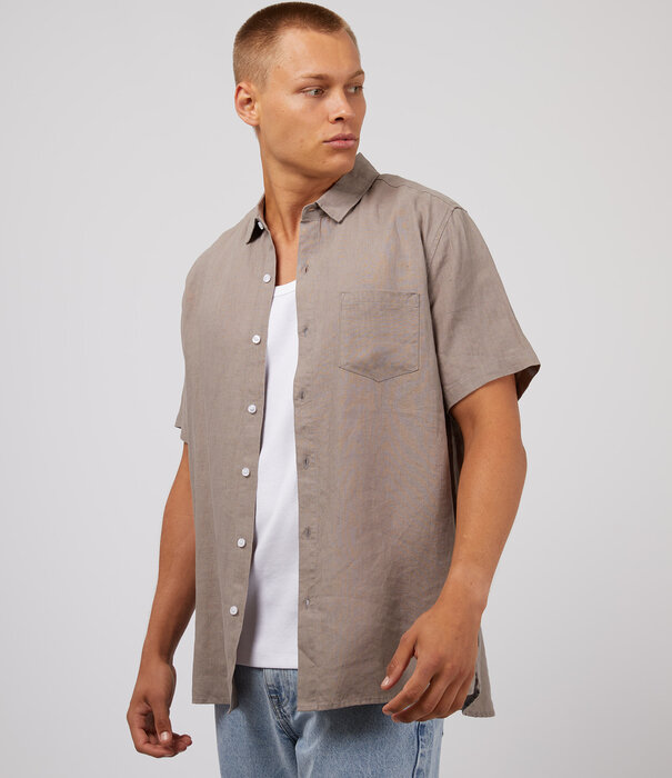 SILENT THEORY Linen Shirt