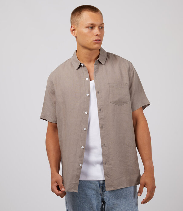 SILENT THEORY Linen Shirt