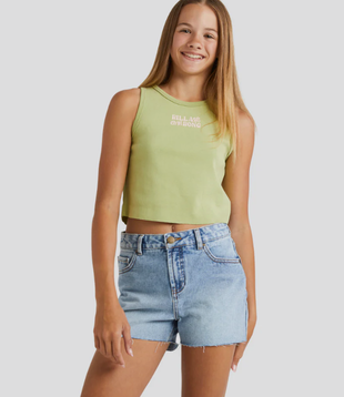 Teen Girls Wave N Flower T-Shirt