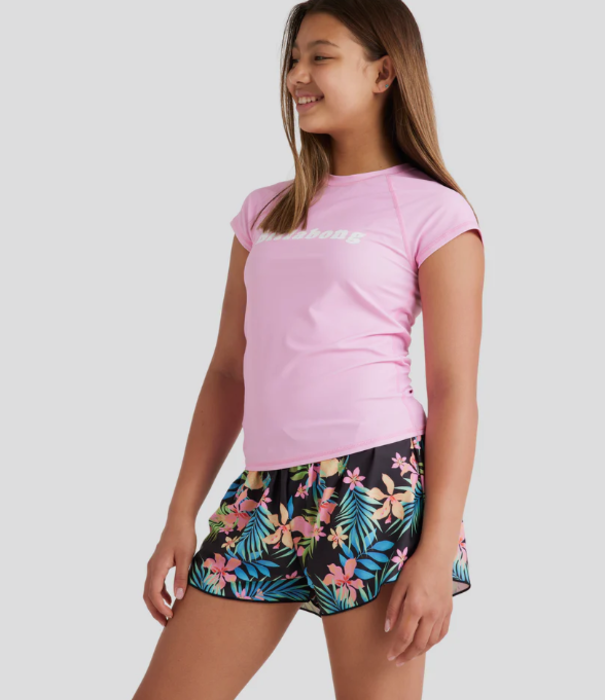 BILLABONG Teen Girls Heat Wave Rash Vest