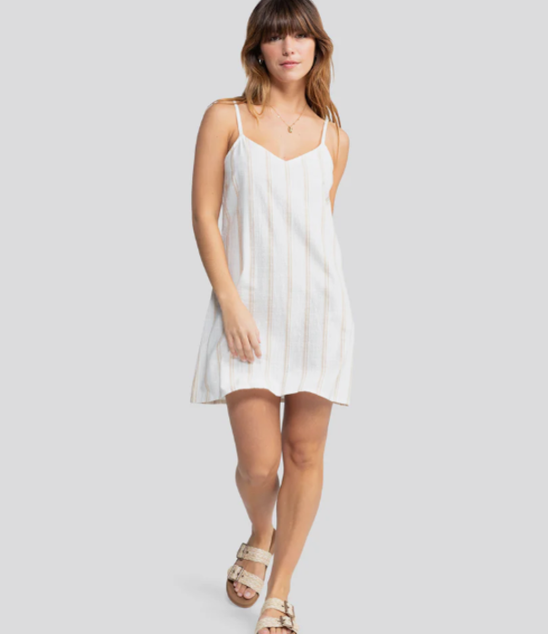 ROXY Shine A Light Stripe Dress