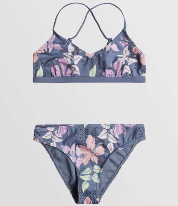 ROXY Teen Girls Hidden Garden Upf 50 Swim Set Pack