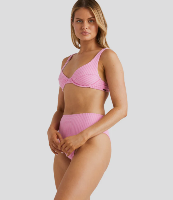 BILLABONG Terry Rib Marina Bra Bikini Top