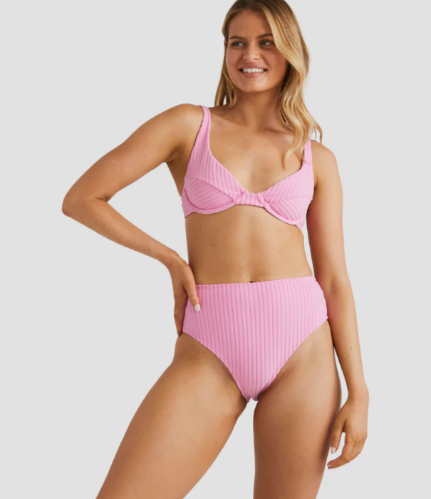 BILLABONG Terry Rib Hi Maui Bikini Bottom