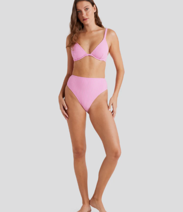 BILLABONG Terry Rib Reese D/Dd Underwire Bikini Top