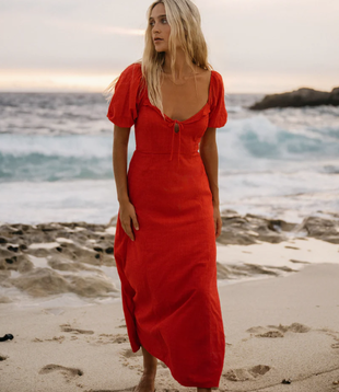 Burning Love Maxi Dress