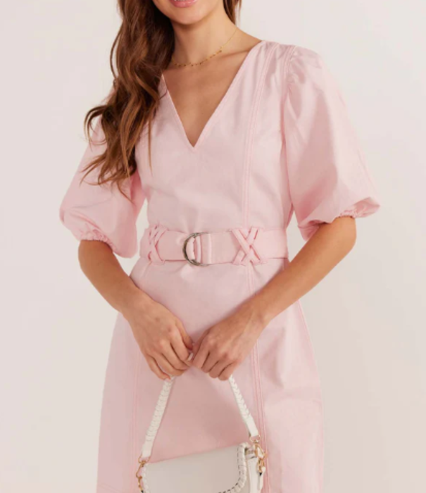 MINKPINK Kiko Drill Mini Dress