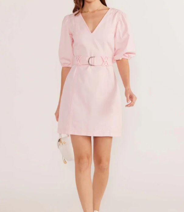 MINKPINK Kiko Drill Mini Dress