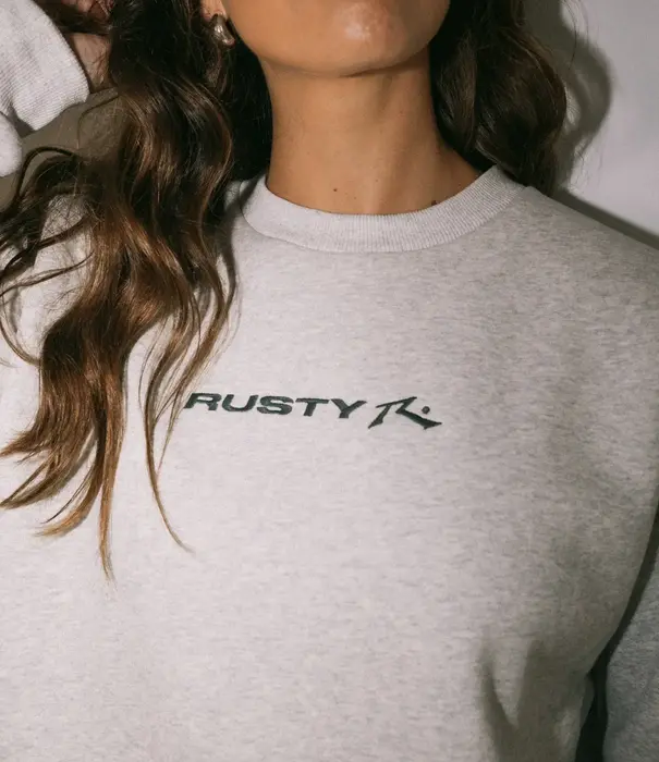 RUSTY Rusty Essentials Oversized Crew Fleece