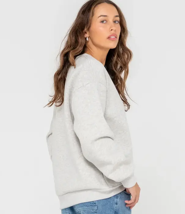 RUSTY Rusty Essentials Oversized Crew Fleece