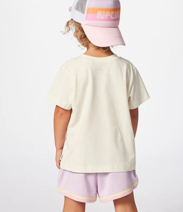 RIP CURL Grom Girls Rainbow Logo Tee