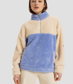 Jive Talking Block Fleece Jacket