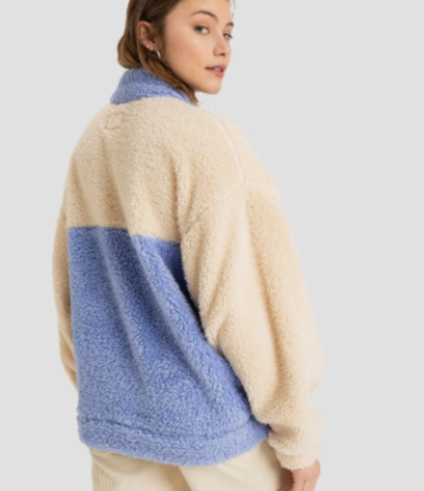 ROXY Jive Talking Block Fleece Jacket