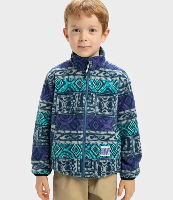 QUIKSILVER Grom Boys Global Heat Polar Zip-Up Fleece Jumper