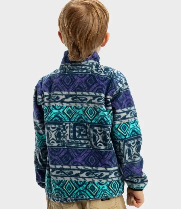QUIKSILVER Grom Boys Global Heat Polar Zip-Up Fleece Jumper