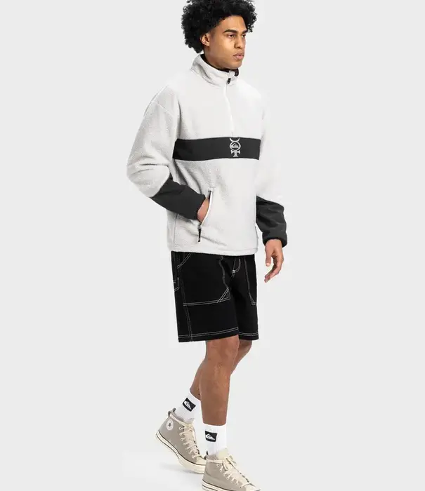 QUIKSILVER Mercury Half Zip Polar Fleece Top