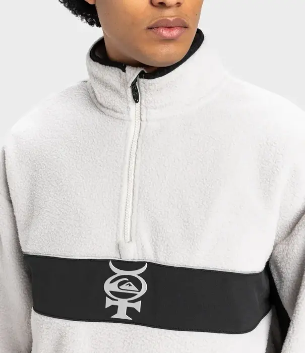 QUIKSILVER Mercury Half Zip Polar Fleece Top