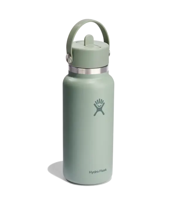 HYDRO FLASK 32oz (946mL) Wide Mouth with Flex Straw Cap - Tonal
