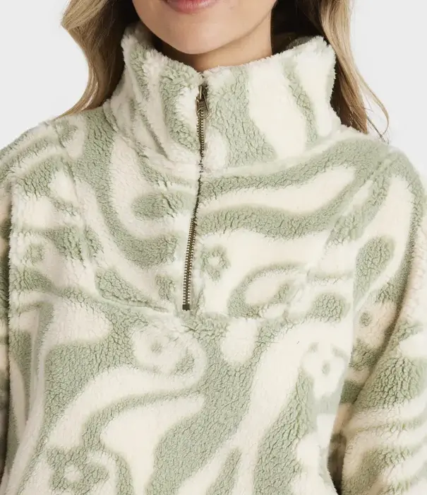 BILLABONG Golden Groove Half Zip Crew