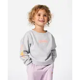 Grom Girls Rainbow Tide Print Crew
