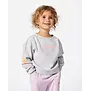 Grom Girls Rainbow Tide Print Crew