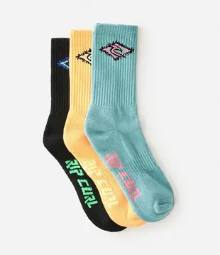 Kids Logo Crew Sock 3-Pack