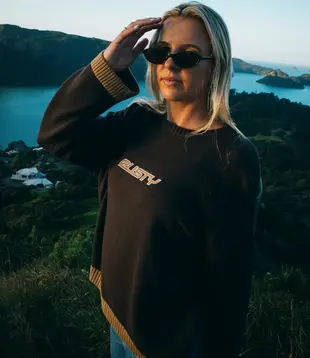 Rider Relaxed Crew Neck Knit