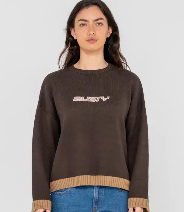 RUSTY Rider Relaxed Crew Neck Knit