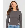 Essentials Ribbed Long Sleeve Tee