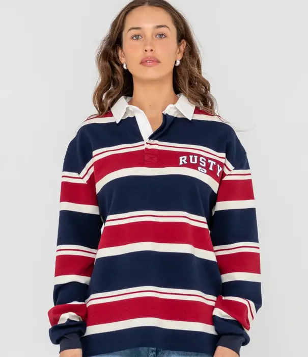 RUSTY Jersey 4 Sure Striped Rugby Jersey