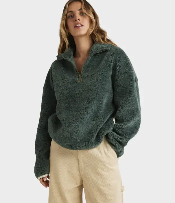 BILLABONG Old Days Half Zip Crew