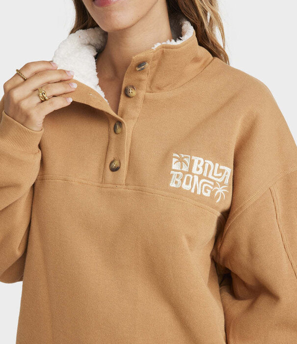 BILLABONG Twisties Button Down Pullover