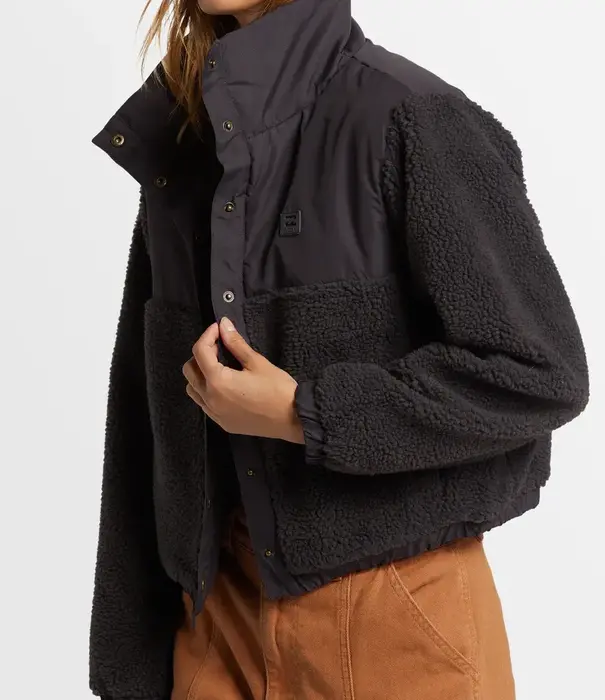 BILLABONG Lost Trails Button Up Fleece Top