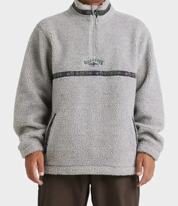 BILLABONG Boundary Tombstone Mock Neck Fleece Pullover