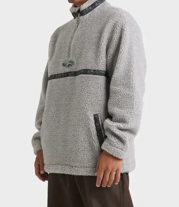 BILLABONG Boundary Tombstone Mock Neck Fleece Pullover
