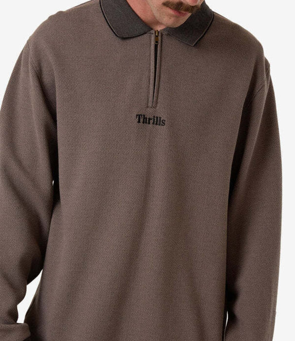 THRILLS Thrills Union Rugby Jacquard Polo