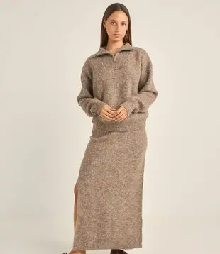 Quinn Knit Midi Skirt