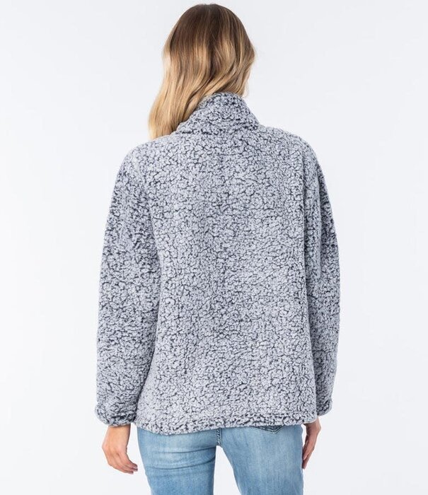 RIP CURL Dark N Stormy 1/4 Zip Crew Jumper