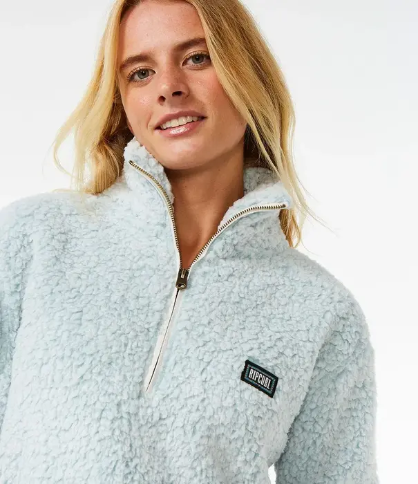 RIP CURL Dark n Stormy 1/4 Zip Crew Jumper