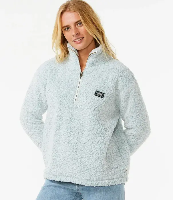 RIP CURL Dark n Stormy 1/4 Zip Crew Jumper