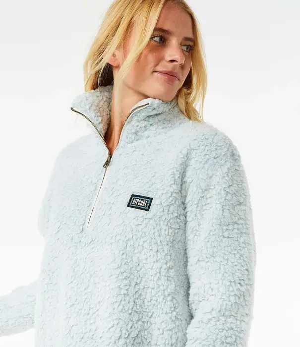 RIP CURL Dark n Stormy 1/4 Zip Crew Jumper