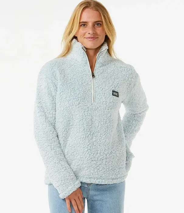 RIP CURL Dark n Stormy 1/4 Zip Crew Jumper
