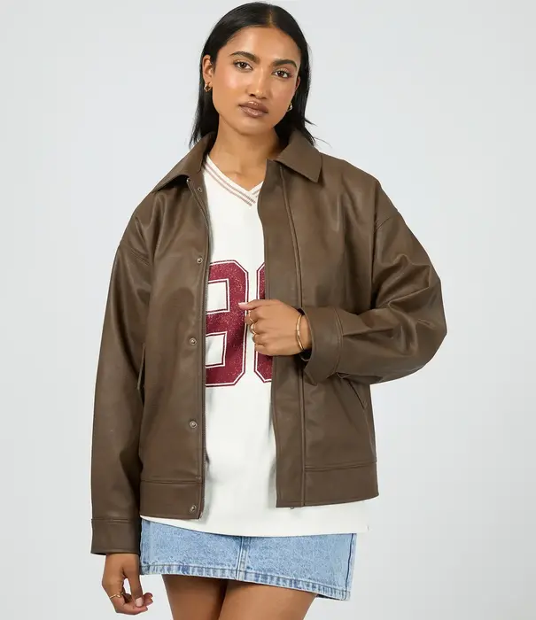 ALL ABOUT EVE Alba PU Bomber